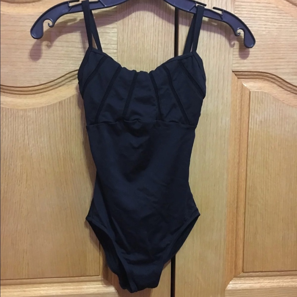 Petite Black Dance Leotard